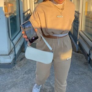 Darling Tan Women's Track Pants & Jogger Set